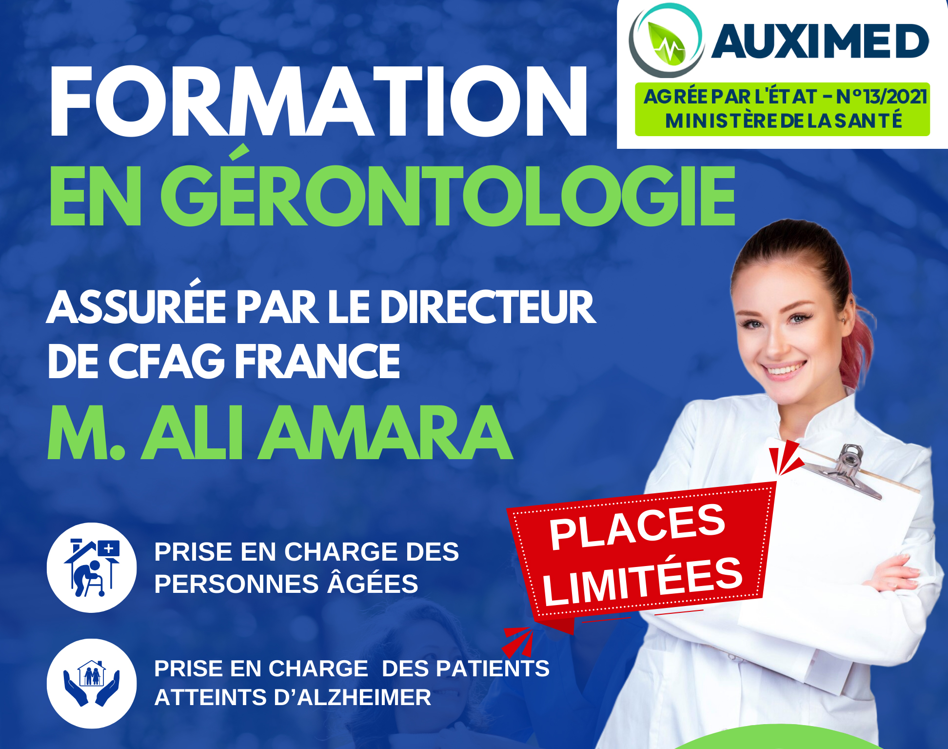 Aperçu du site École Auximed — Éducation · réalisé par l'agence web DWS Tizi Ouzou